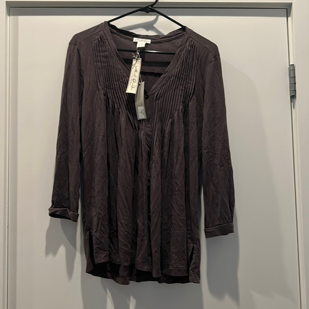 Mod-O-Ddoc pewter tee size small
